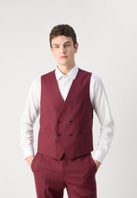 HUGO ARTI HESTEN SET - Prsluk za odijelo - dark pink