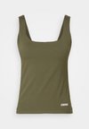 SQUARED TANK - Débardeur - olive night