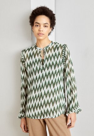 b.young FIBBA LOOSE BLOUSE - Μπλούζα - frosty green mix