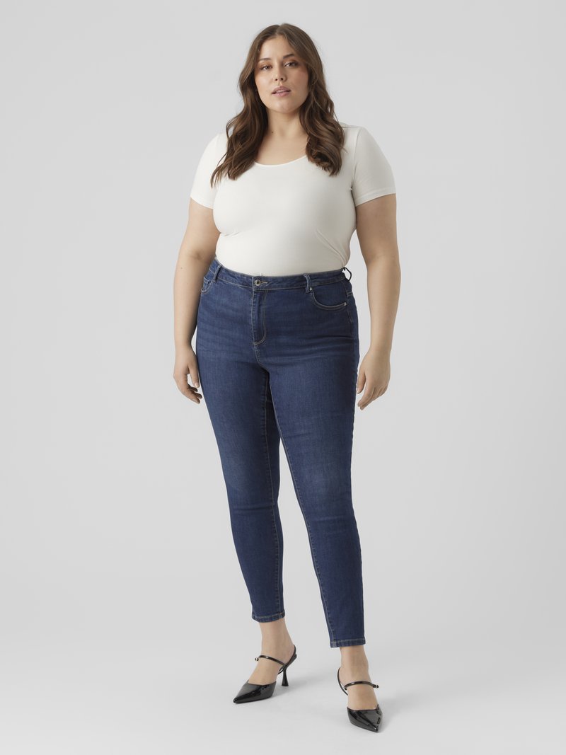 Vero Moda Curve VMPHIA - Jegíny - dark blue denim