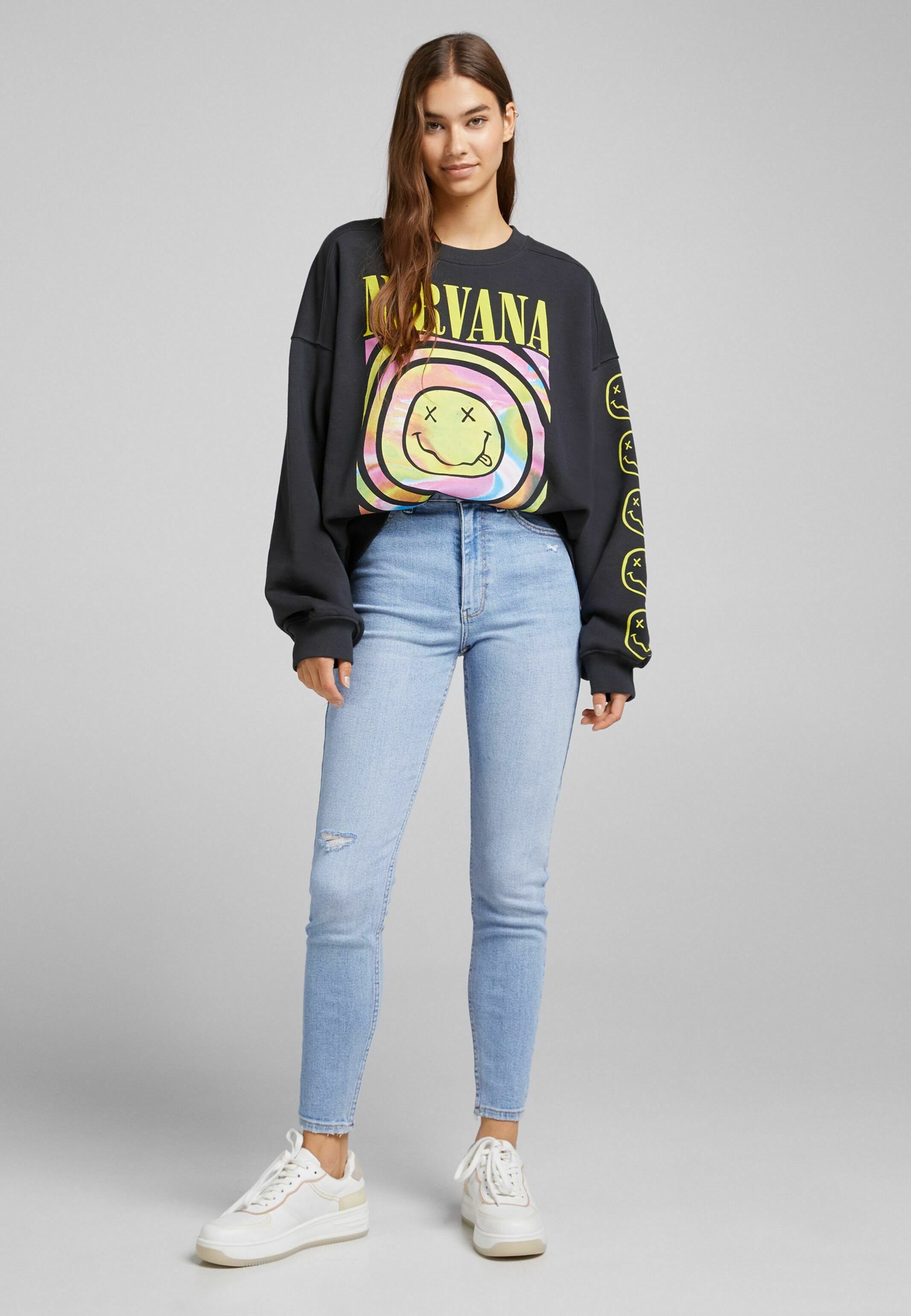 nirvana hoodie damen