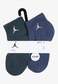 Jordan EVERYDAY ESSENTIALS UNISEX 6 PACK - Calcetines - oxidized green