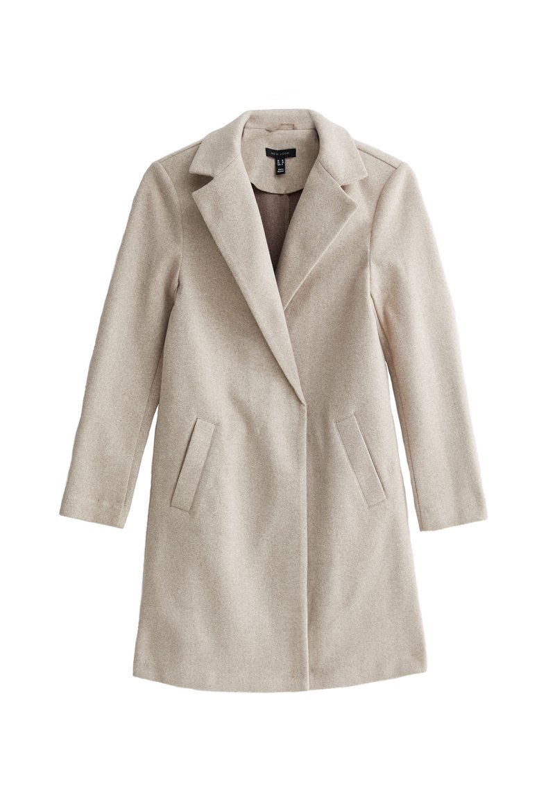 New Look Halflange jas beige