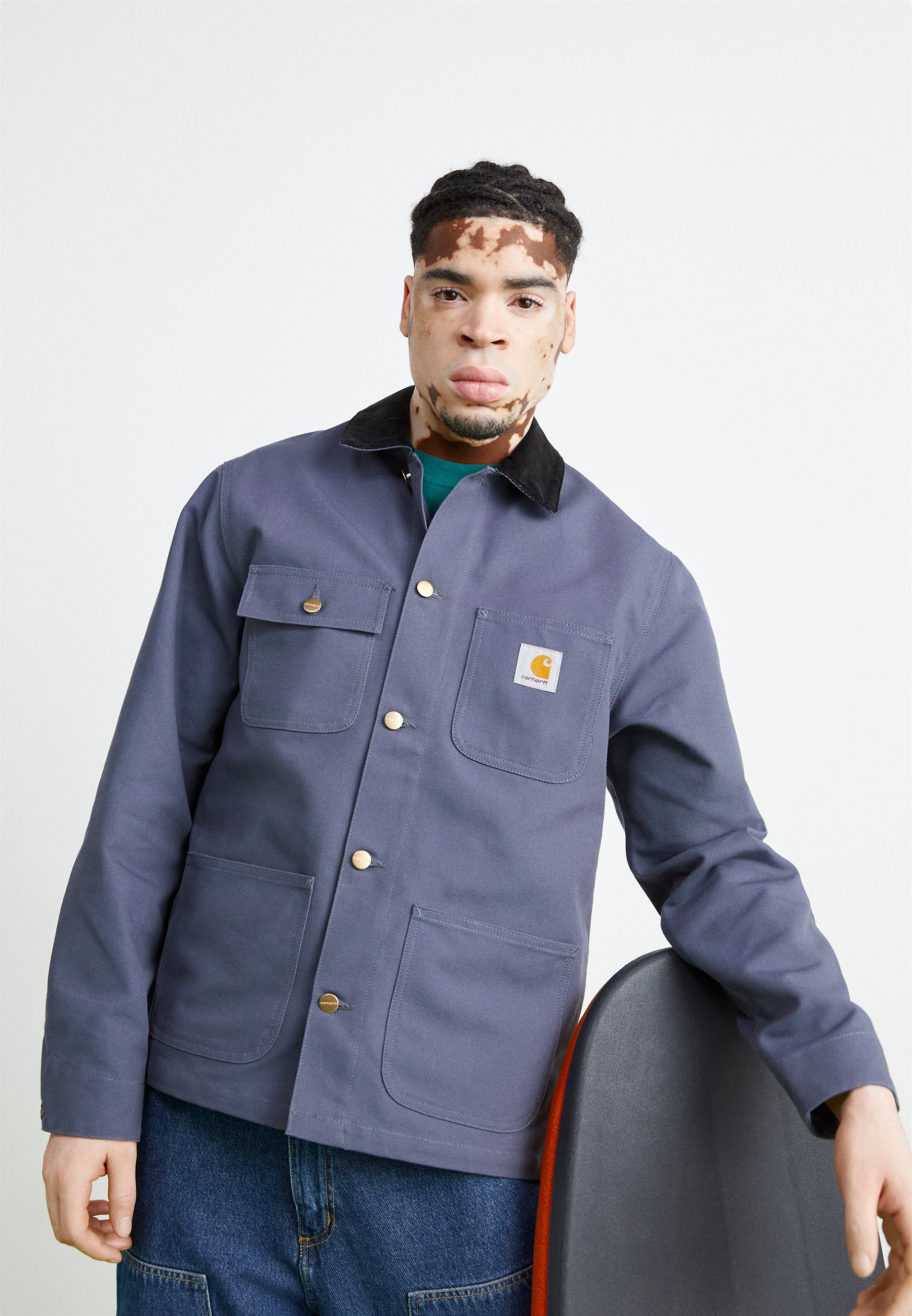 Carhartt WIP MICHIGAN COAT - Leichte Jacke - zeus/black/dunkelgrau 