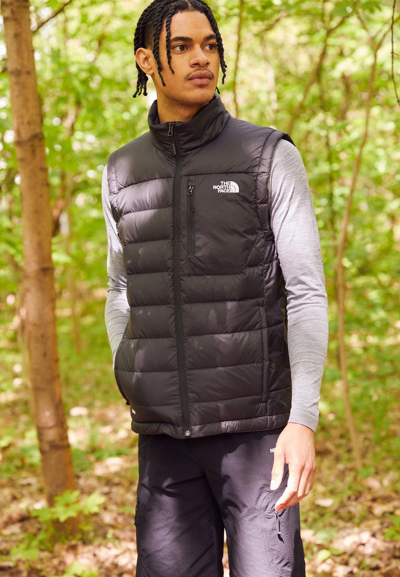 The North Face ACONCAGUA VEST Waistcoat black/white/black Zalando