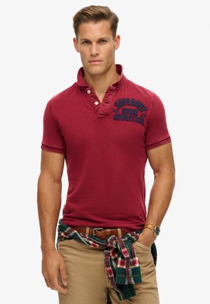 Superdry & Co VINTAGE ATHLETIC - Poloshirt - rich burgundy