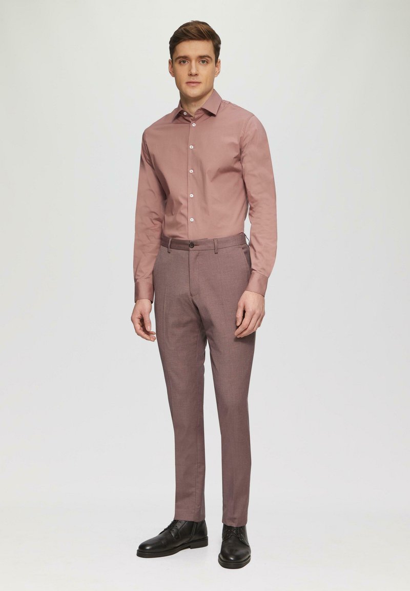 Pantalon Costume Homme S.Oliver BLACK LABEL - Coupe Slim, Taille Mi-Haute - 77% Polyester, 21% Viscose