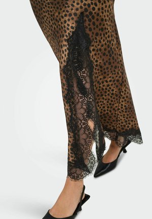 ONLY, SKIRT ONLMENUS SKIRT LONG SKIRT - Falda larga - black