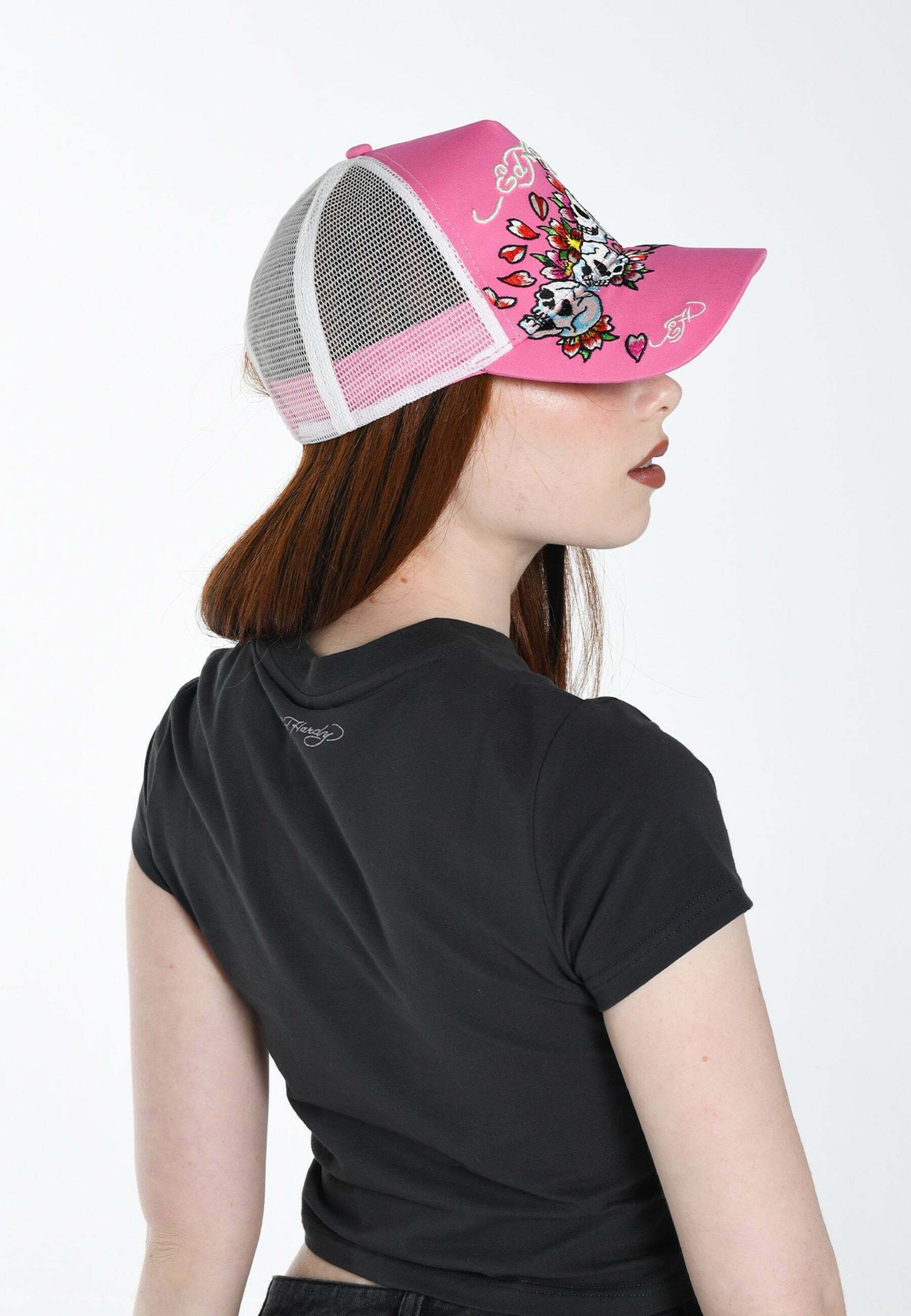 Ed Hardy SKULL-BLOSSOM - Cap - pink pink/pink - Zalando