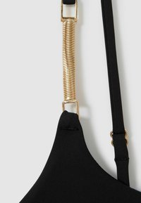 Reiss IMOGEN CHAIN DETAIL - Badpak - black