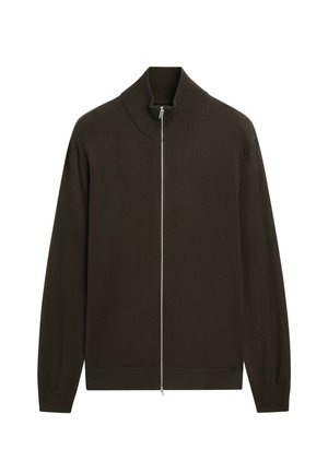Massimo Dutti, Cardigan - dark brown