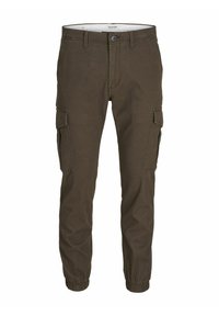 JJIMARCO JJJOE CUFFED  - Pantalon cargo - wren