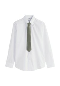 Unselected, white green geometric