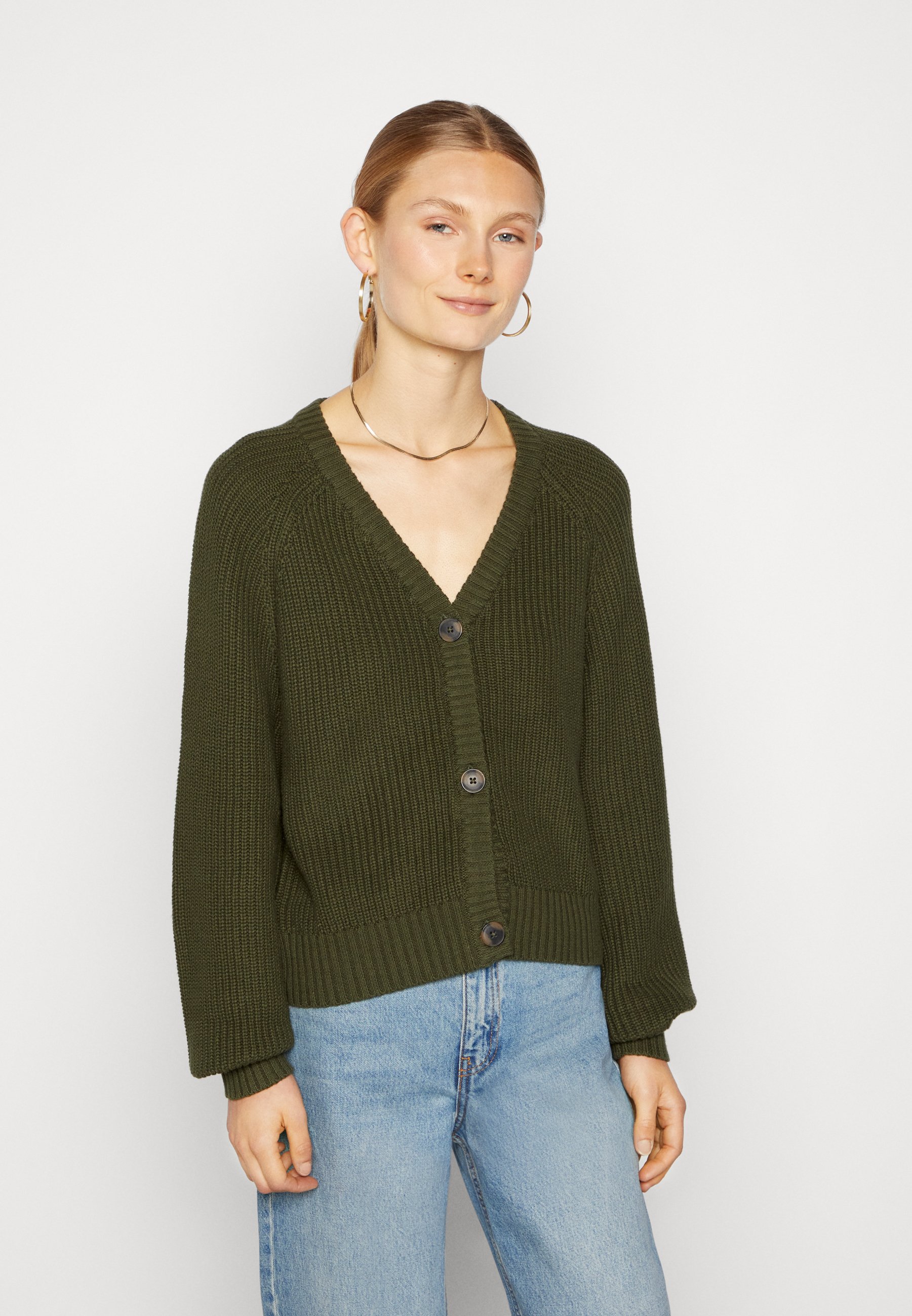 Even\u0026Odd Cardigan - dark green - Zalando.ie