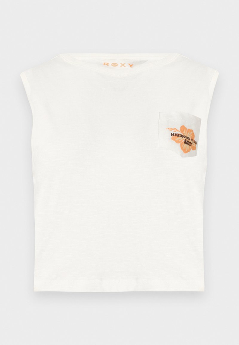 Roxy SALT BLOCKS MUSCLE - Débardeur - coconut milk/blanc - ZALANDO