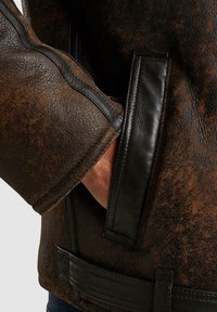 PME Legend CEPTOR - Usnjena jakna - d brown