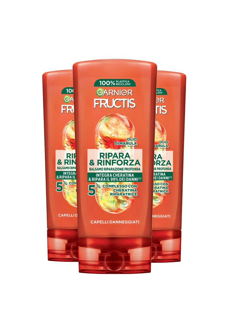Garnier - GARNIER BALSAMO RIPARA&RINFORZA PER CAPELLI DANNEGGIATI - 3 PACK - Balsamo - trasparente, Ingrandire