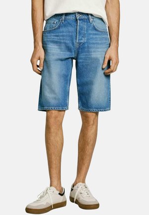 BERMUDA CALLEN - Denim shorts - blue