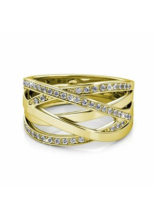 CRISS CROSS - Ring - doré cristal