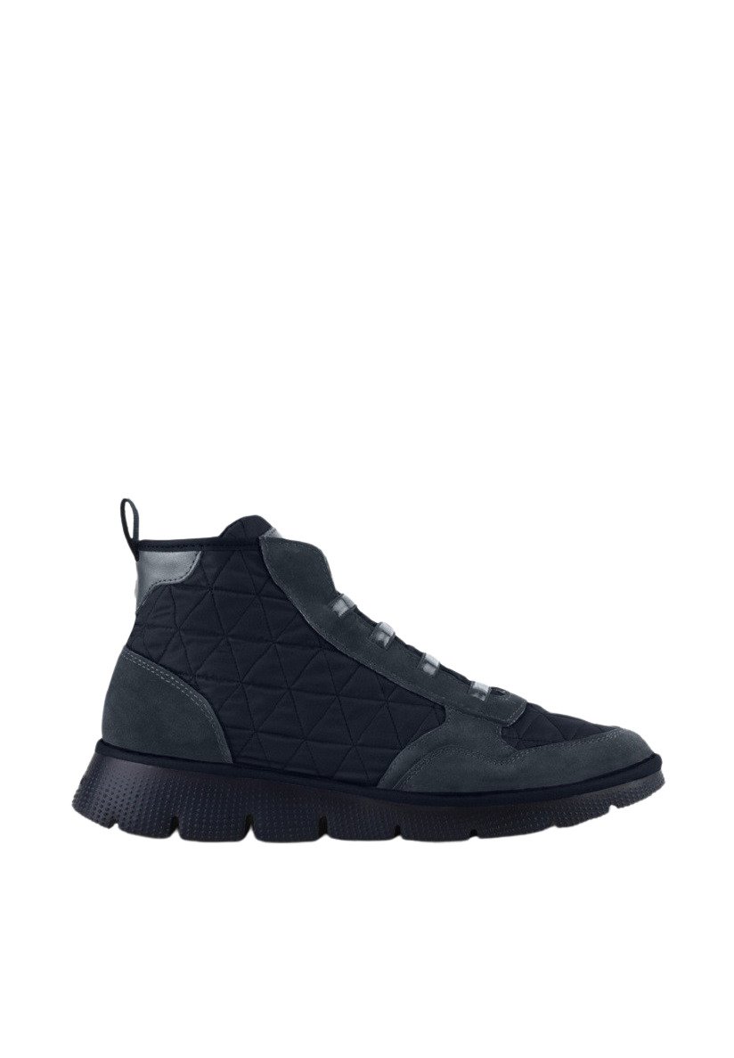 Panchic Botines con cordones black/negro