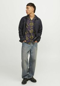 Jack & Jones FLORES KURZARM - Overhemd - plum perfect