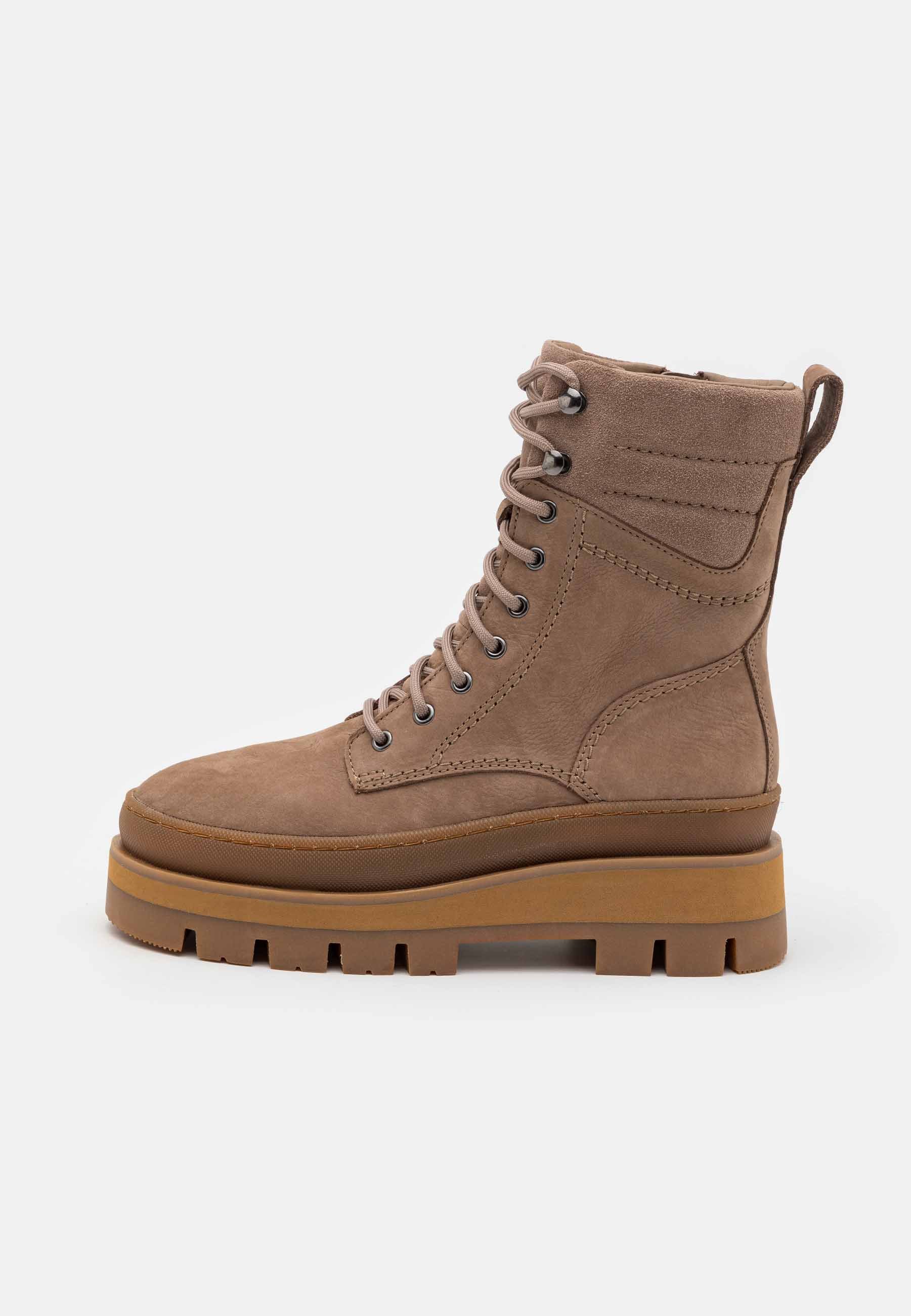 Clarks ORIANNA HIKE Platform ankle boots pebble/sand Zalando