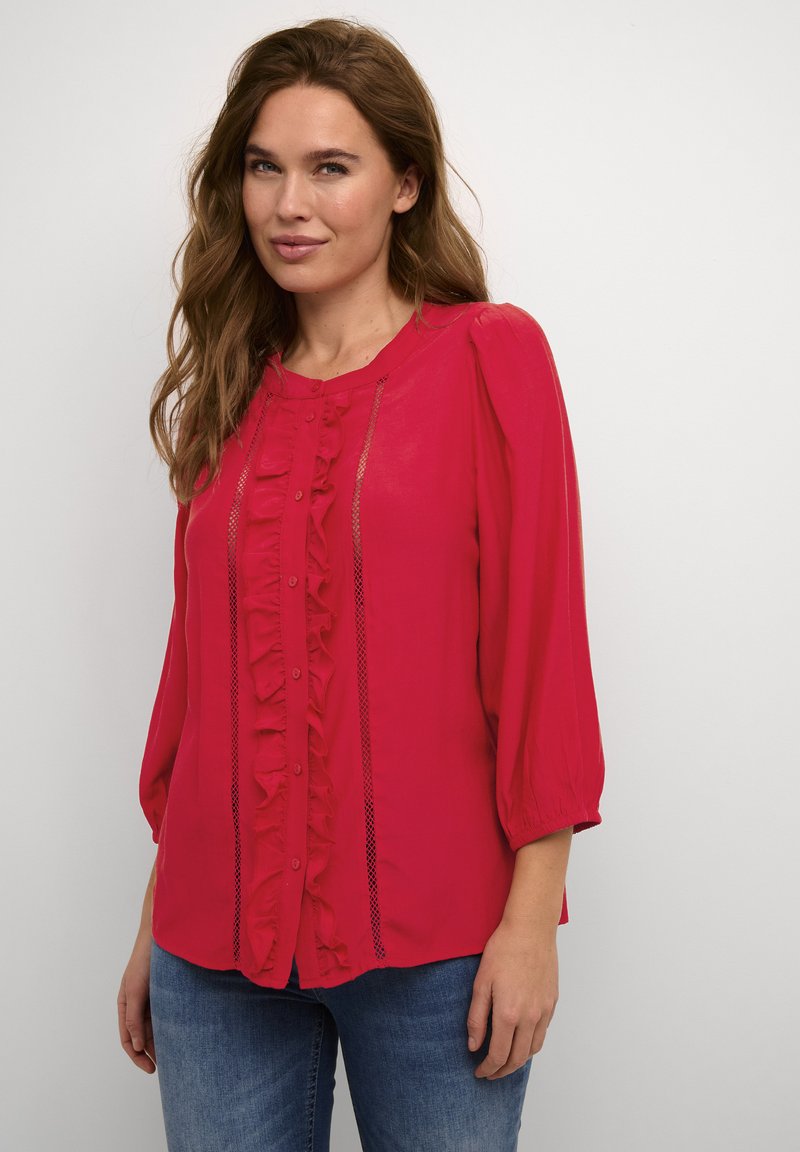 Culture CUASMINE - Bluse - racing red/rød - Zalando.dk