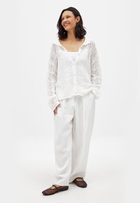NA-KD MID WAIST  - Pantalon classique - white
