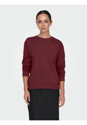 PARIS EMB RS NOOS - Sweatshirt - maroon banner 1