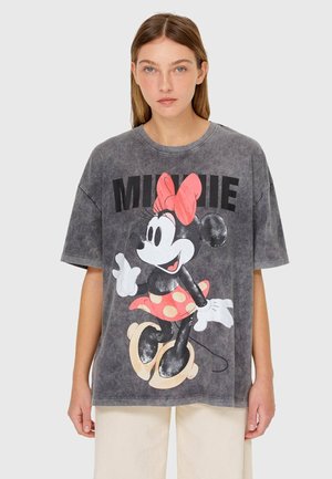 T-shirt con stampa - light grey