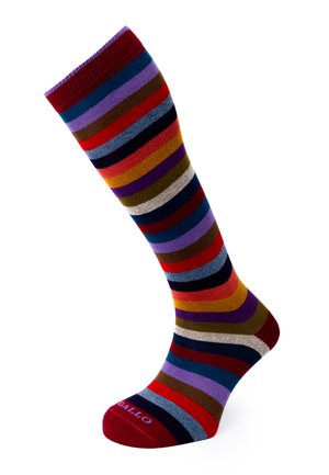 Calzettoni - magenta-multicolor  stripes