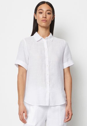 Marc O'Polo KURZARM-REGULAR AUS LEICHTER QUALITÄT - Overhemdblouse - white