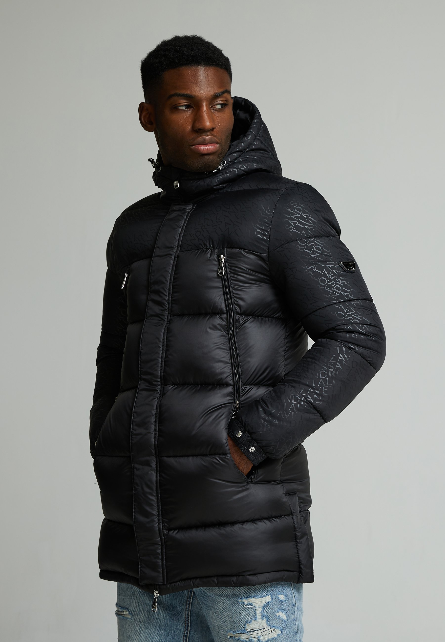 beetle131  Alessandro Zavetti VIARDI - Płaszcz zimowy/czarny - Zalando.pl