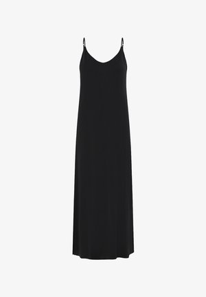 b.young, BYPAOLINE SLIP DRESS - Maxi-jurk - meteorite