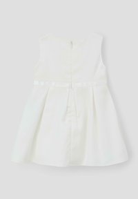 s.Oliver ÄRMELLOSES MIT BLUMENAPPLIKATION - Robe de jour - ecru