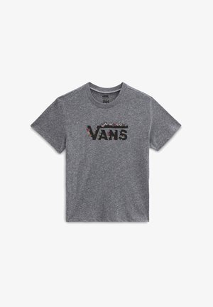 GR FLORAL V BF - T-shirt print - grey heather