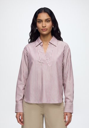 JDY, JDYAMONIA V NECK TOP - Блуза - catawba grape/sandshell
