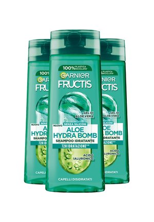 FRUCTIS SHAMPOO ALOE HYDRA BOMB, SHAMPOO IDRATANTE, PER CAPELLI DISIDRATATI, 250 ML - 3 PACK - Shampoo