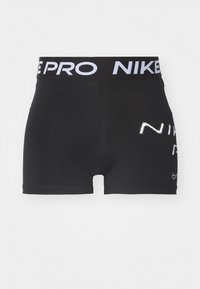 365 SHORT - Leggingek - black/white