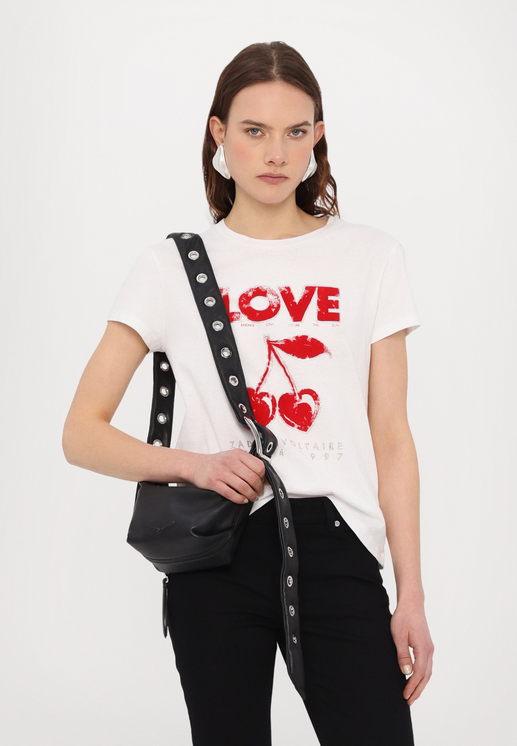 Zadig & Voltaire WALK CONCERT CHERRY LOVE - T-shirt imprimé