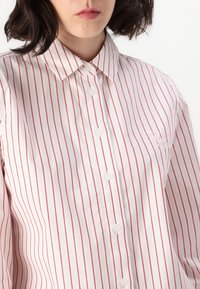 Tommy Hilfiger STRIPE REGULAR SHIRT - Košilová halenka  - pink