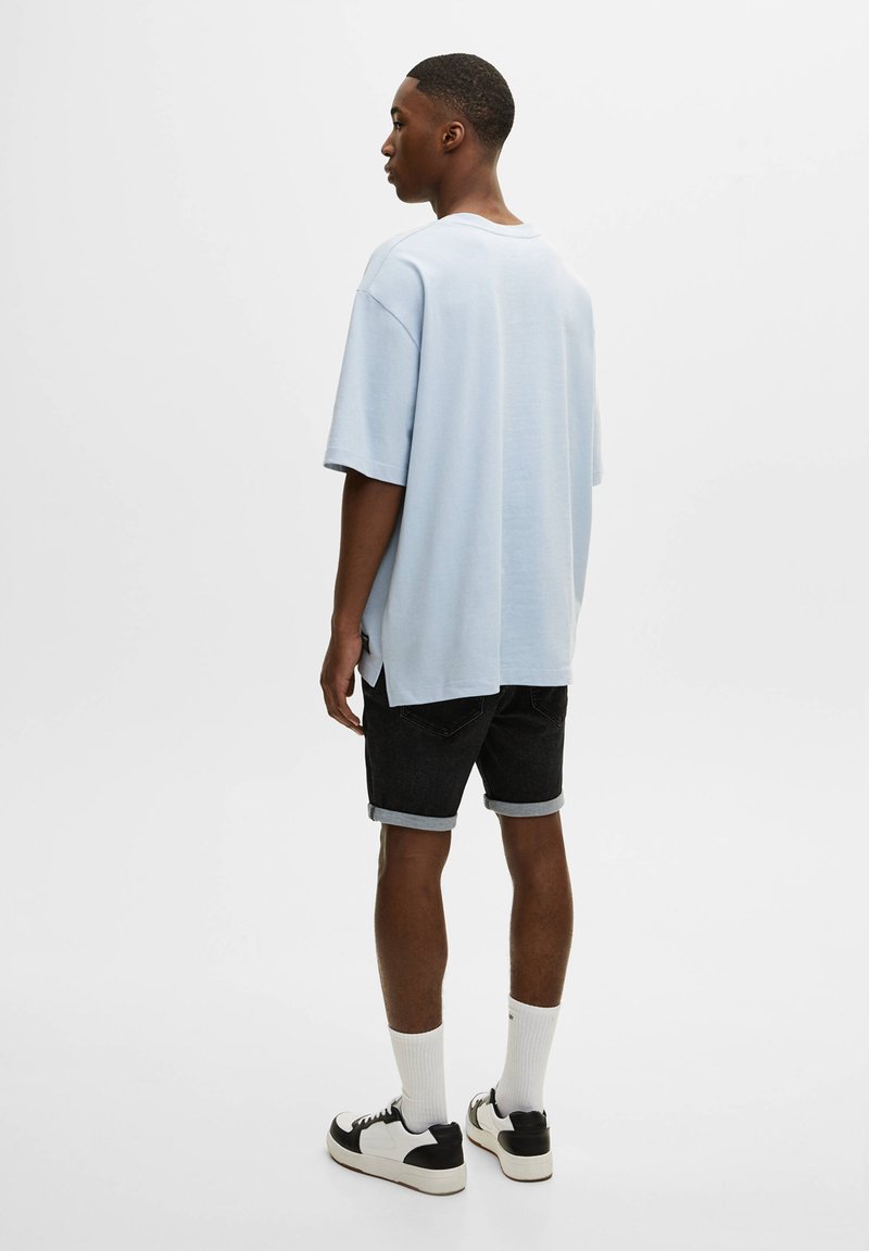Herren Skinny Fit | PULL&BEAR BASIC Jeans Shorts mottled dark grey/dunkelgrau-meliert - GH90799 Herren Skinny Fit | PULL&BEAR BASIC Jeans Shorts mottled dark grey/dunkelgrau-meliert - GH90799