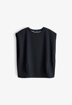 someday., RELAXED PINSTRIPE - Sweatshirt - true navy