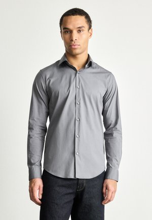 SLIM SHIRT - Ing - steel grey