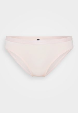 Krátké kalhotky BOSS pro ženy v světle růžové barvě, vyrobené z měkké bavlněné směsi, s hladkým pasem a minimálním švem pro pohodlí.
