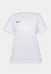 ACADEMY TOP - Sports T-shirt - white/black