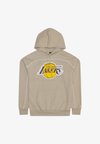 NBA LOS ANGELES LAKERS PIPING HOODIE - Sudadera - stone