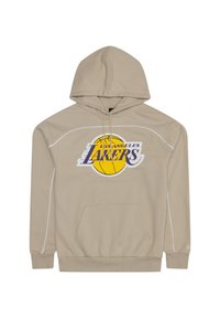 NBA LOS ANGELES LAKERS PIPING HOODIE - Melegítőfelső - stone