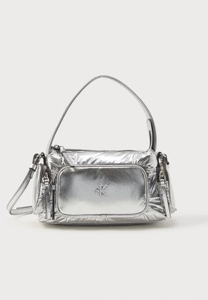 POCKET SMALL BAG - Τσάντα χειρός - silver-coloured