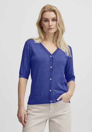 PULZ PZSARA CAR - Cardigan - dazzling blue melange